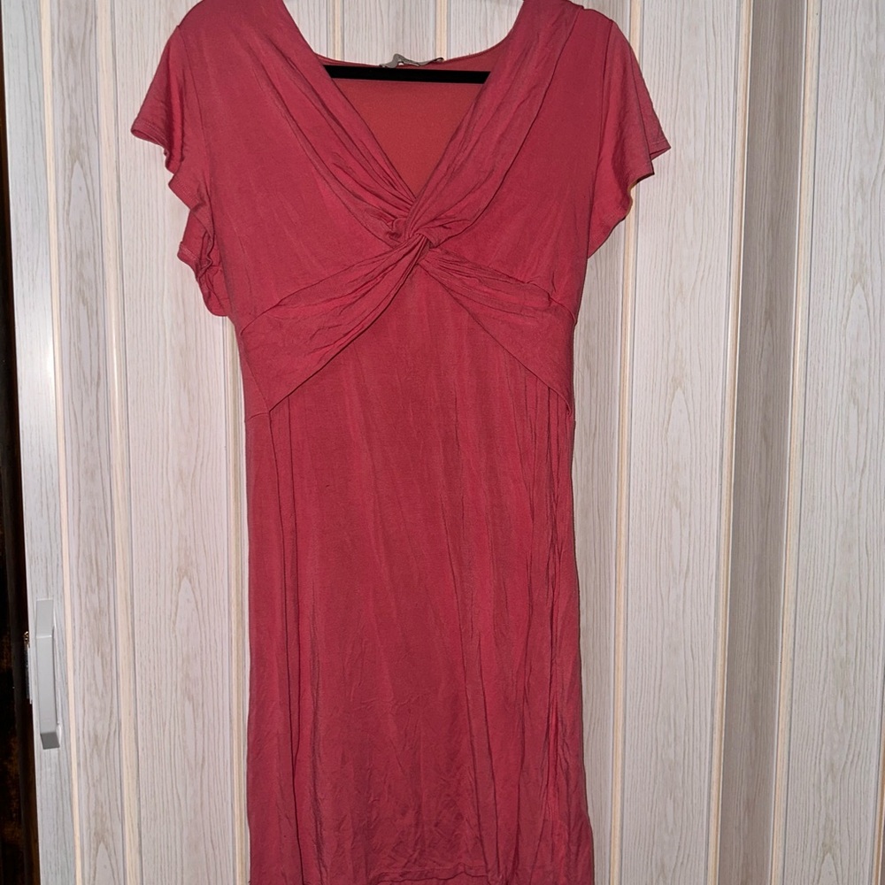 Loft pink wrap Dress